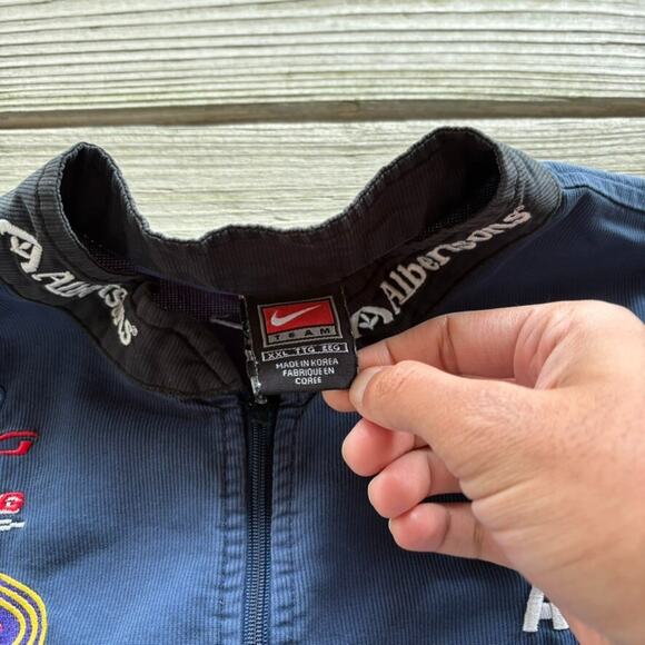 Nike Nascar Jason Keller Pit Crew Shirt Jersey Size XXL Albertsons Racing RARE - Picture 6 of 11